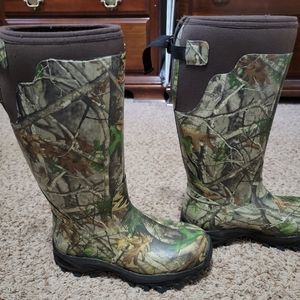 HISEA Apollo Basic Hunting Boots for Men Waterproof Rubber Boots Rain Boots